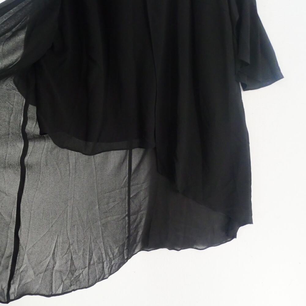 NEW Hanna Nikole Women's 18W 2 Pc Black Chiffon Pant Suit Formal Flowy Plus Size - Picture 8 of 15